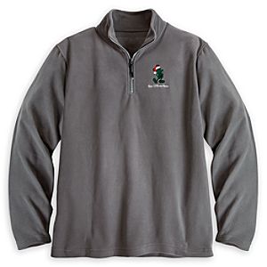 Santa Mickey Mouse Fleece Pullover for Adults - Walt Disney World