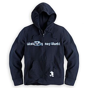 Walt Disney World Sequined Hoodie for Women – Black