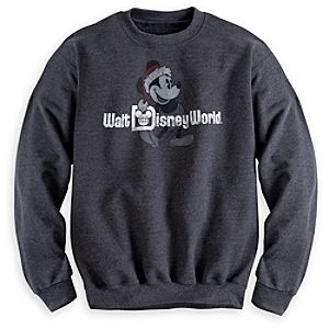 Santa Mickey Mouse Sweatshirt - Walt Disney World