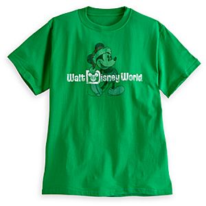 Santa Mickey Mouse Tee for Adults - Walt Disney World