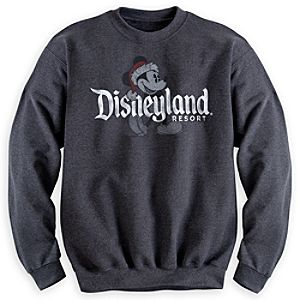 Santa Mickey Mouse Sweatshirt - Disneyland