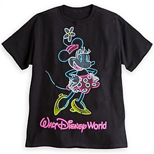 Minnie Mouse Neon Tee for Adults - Walt Disney World