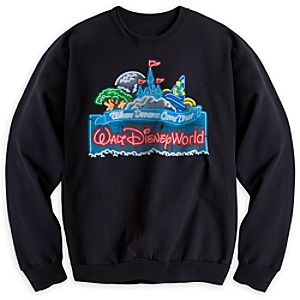 Walt Disney World Glow-in-the-Dark Sweatshirt for Adults