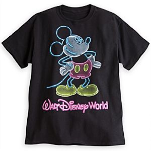 Mickey Mouse Glow-in-the-Dark Tee for Adults - Walt Disney World