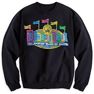 Disneyland Marquee Neon Sweatshirt for Adults