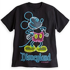 Mickey Mouse Neon Tee for Adults - Disneyland