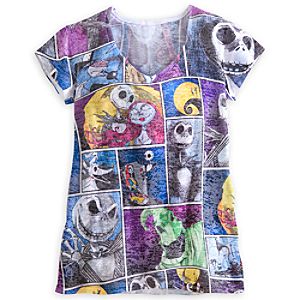 Tim Burtons The Nightmare Before Christmas Tee for Women