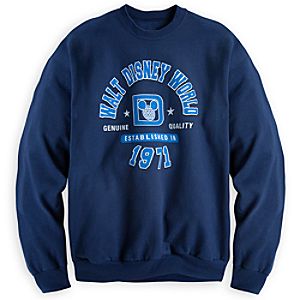 Walt Disney World Athletic Sweatshirt for Adults - Navy