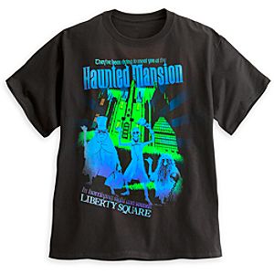 The Haunted Mansion Attraction Poster Tee for Adults - Walt Disney World