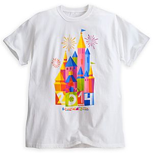 Disney Parks Castle Tee for Adults - 2014 - Limited Time Magic