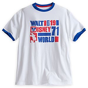 Walt Disney World Ringer Tee for Men - White