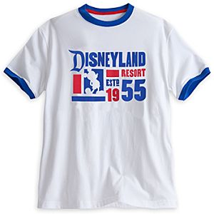 Disneyland Ringer Tee for Men - White