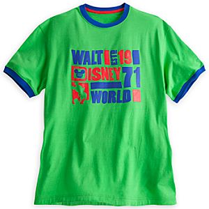 Walt Disney World Ringer Tee for Men - Green