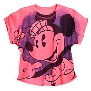 Minnie Mouse Neon Tee for Women