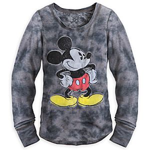 Mickey Mouse Long Sleeve Thermal Tee for Women