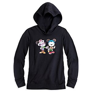 Mickey Mouse and Minnie New Castle Coffee Break Hoodie for Women