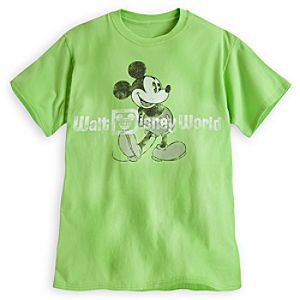 Mickey Mouse Tee for Adults - Walt Disney World - Lime