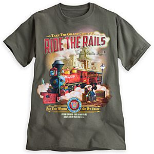 Mickey Mouse Tee for Adults - Walt Disney World Railroad