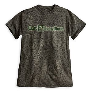 Walt Disney World Folk Print Tee for Adults - Green