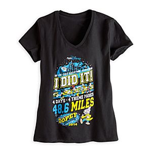 Dopey Tee for Women - RunDisney 2014 - Limited Availability