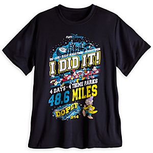 Dopey Performance Tee for Men - RunDisney 2014 - Limited Availability