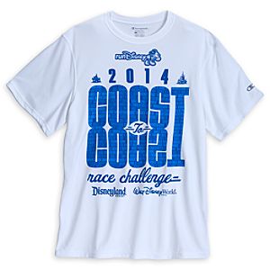 Coast to Coast Performance Tee for Men - RunDisney 2014 - Limited Availability