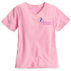 Tinker Bell Tee for Women - Disney Vacation Club Member