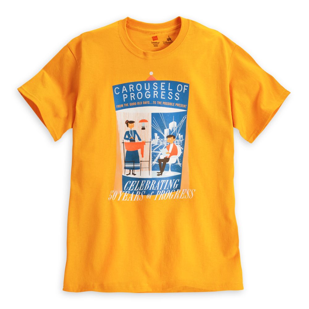 Carousel of Progress Attraction Poster Tee for Adults - 50th Anniversary - Limited Availability