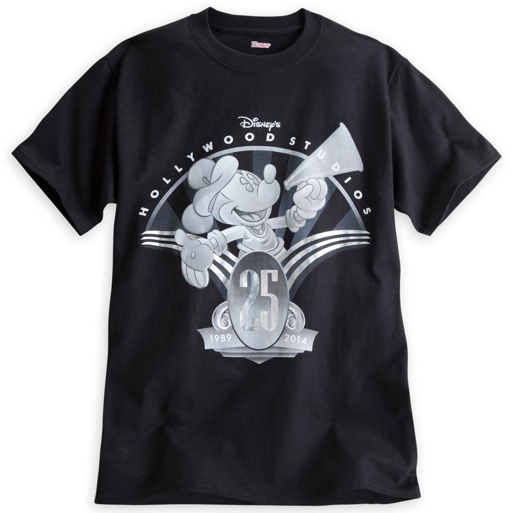 Mickey Mouse Tee for Adults - Disney's Hollywood Studios 25th Anniversary - Limited Availability
