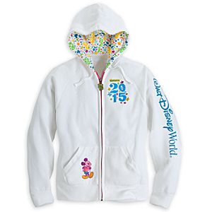 Mickey Mouse and Friends Zip Hoodie for Women - Walt Disney World 2015