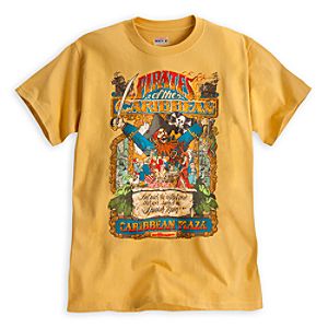 Pirates of the Caribbean Attraction Poster Tee for Adults - Walt Disney World - Limited Availability