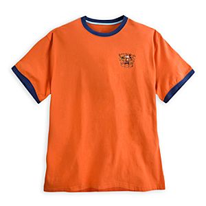 Mickey Mouse Ringer Tee for Men - Walt Disney World - Orange