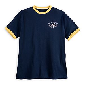 Mickey Mouse Ringer Tee for Men - Walt Disney World - Navy