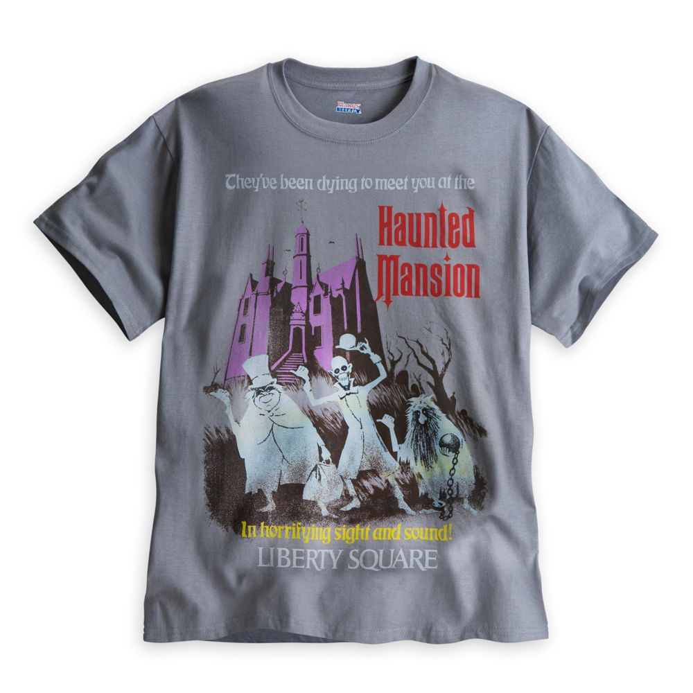 The Haunted Mansion Attraction Poster Tee for Adults - Walt Disney World - Limited Availability