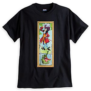 Captain Hook Tee for Men - The Haunted Mansion - Limited Availability