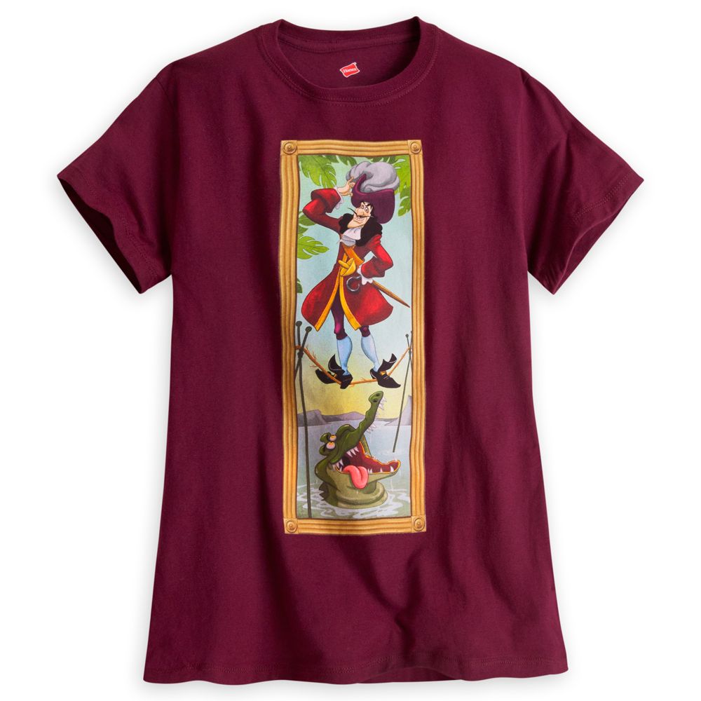 Captain Hook Tee for Women - The Haunted Mansion - Limited Availability