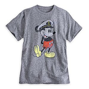 Captain Mickey Mouse Tee for Men - Disney Cruise Line