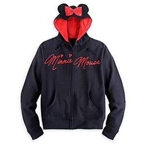 Minnie Mouse Hoodie with Ears for Women