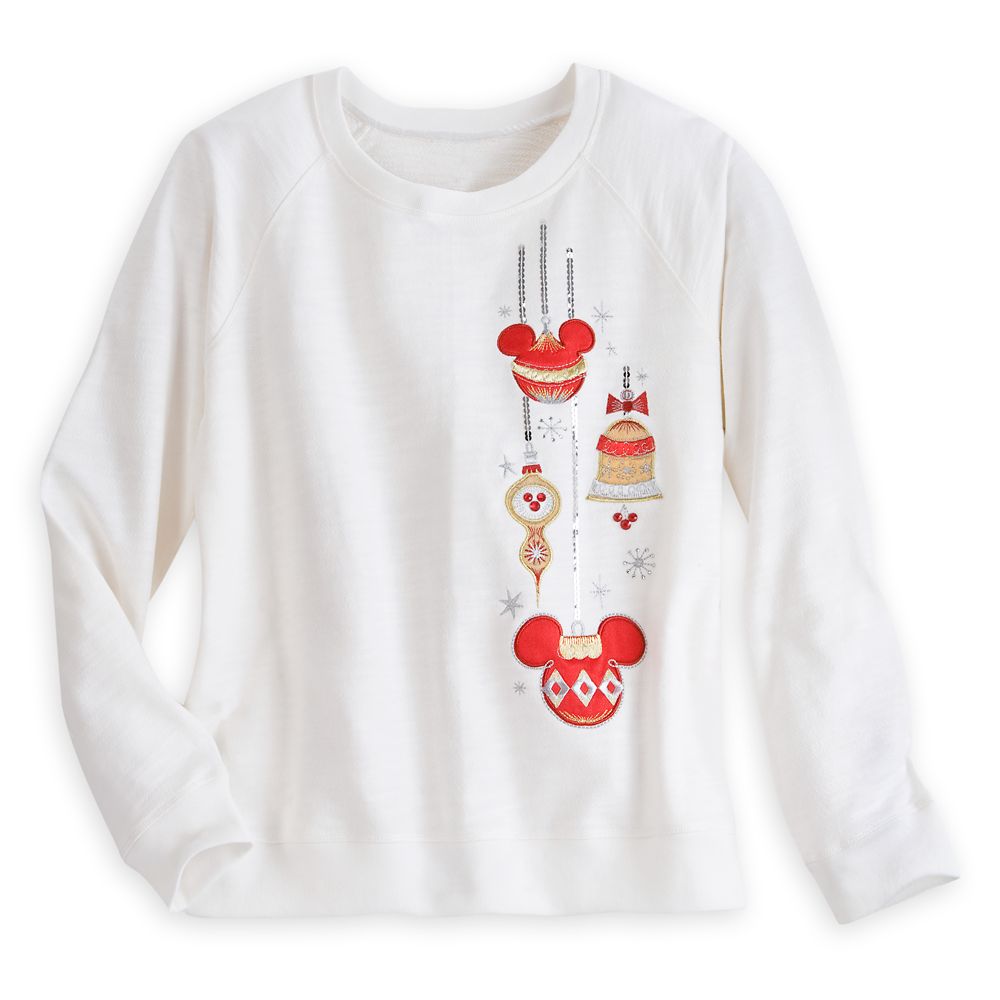Mickey Mouse Holiday Ornament Pullover for Women