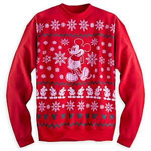 Mickey Mouse Stitchwork Sweatshirt for Adults