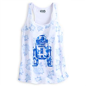 R2-D2 Floral Tank Tee for Women by Her Universe - Star Wars