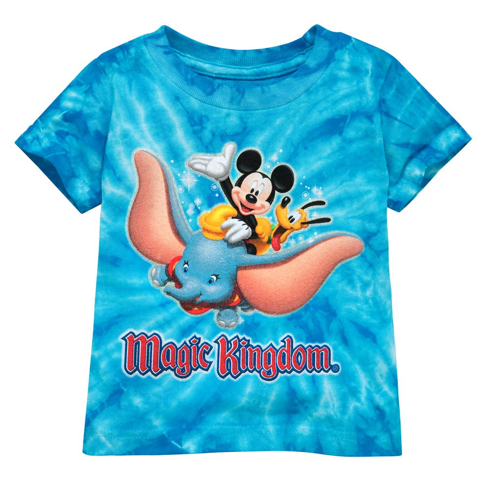Disney Storybook Attractions Magic Kingdom Tie-Dye Tee for Infants