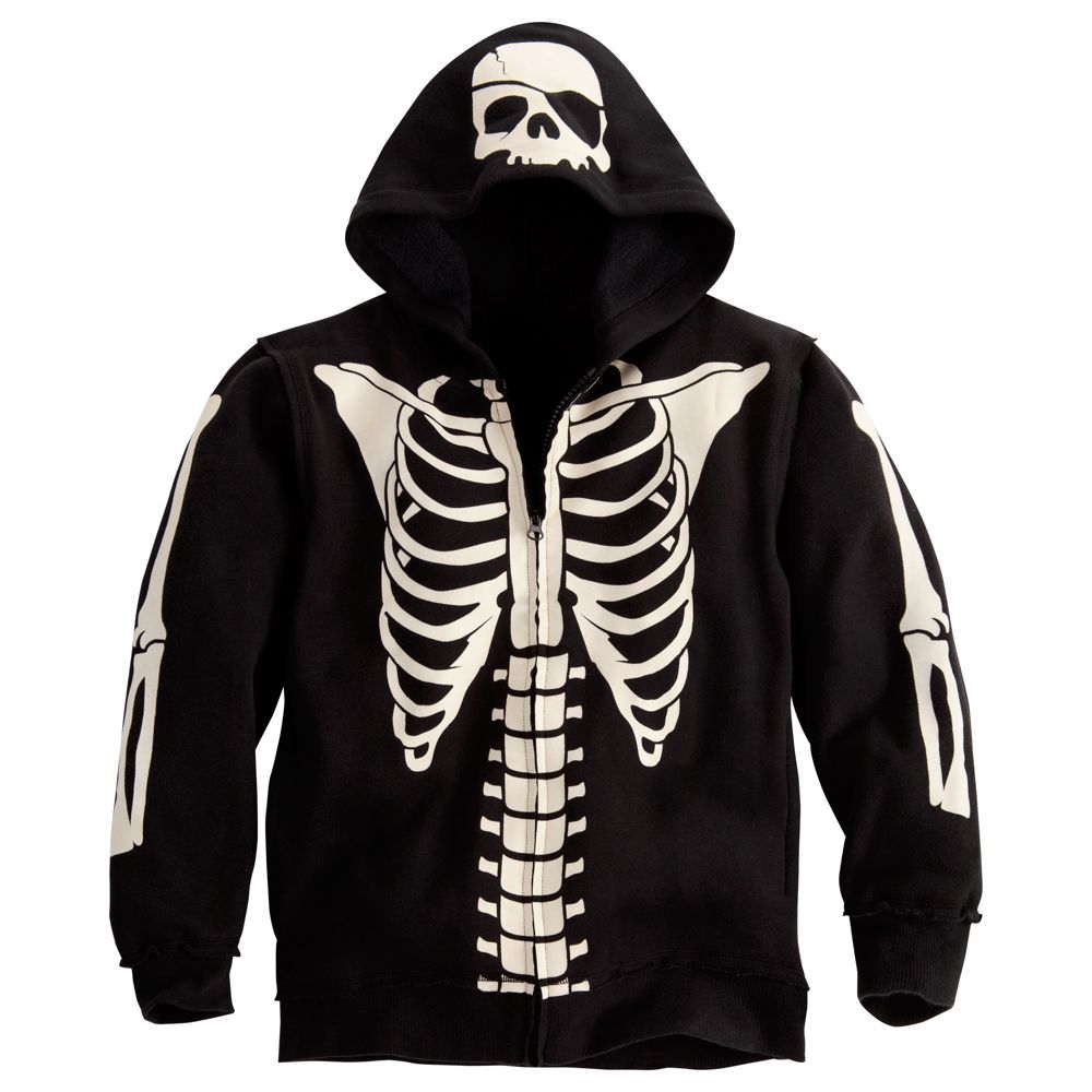 Pirates of the Caribbean Skeleton Hoodie for Boys