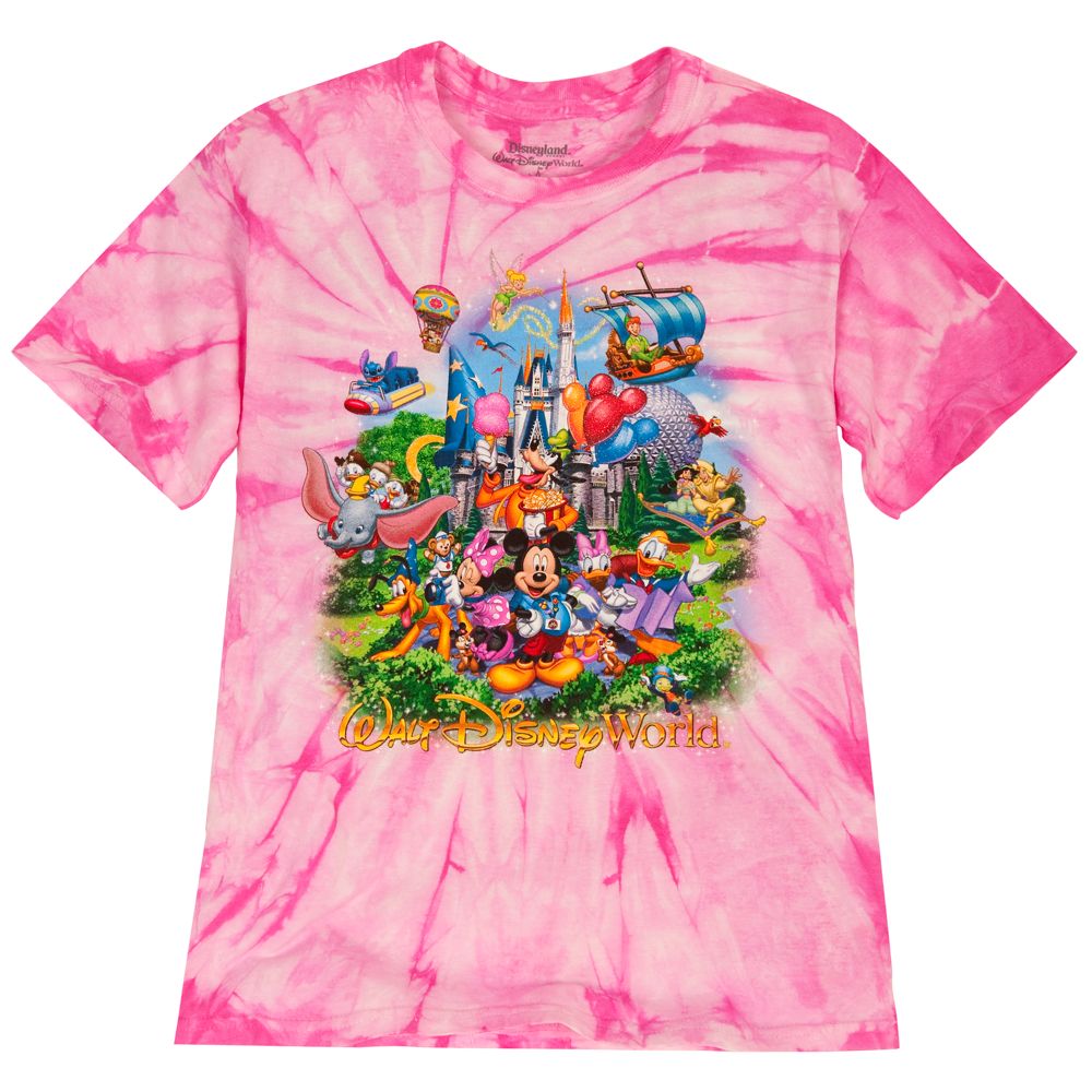 Tie-Dye Storybook Walt Disney World Resort Tee for Girls