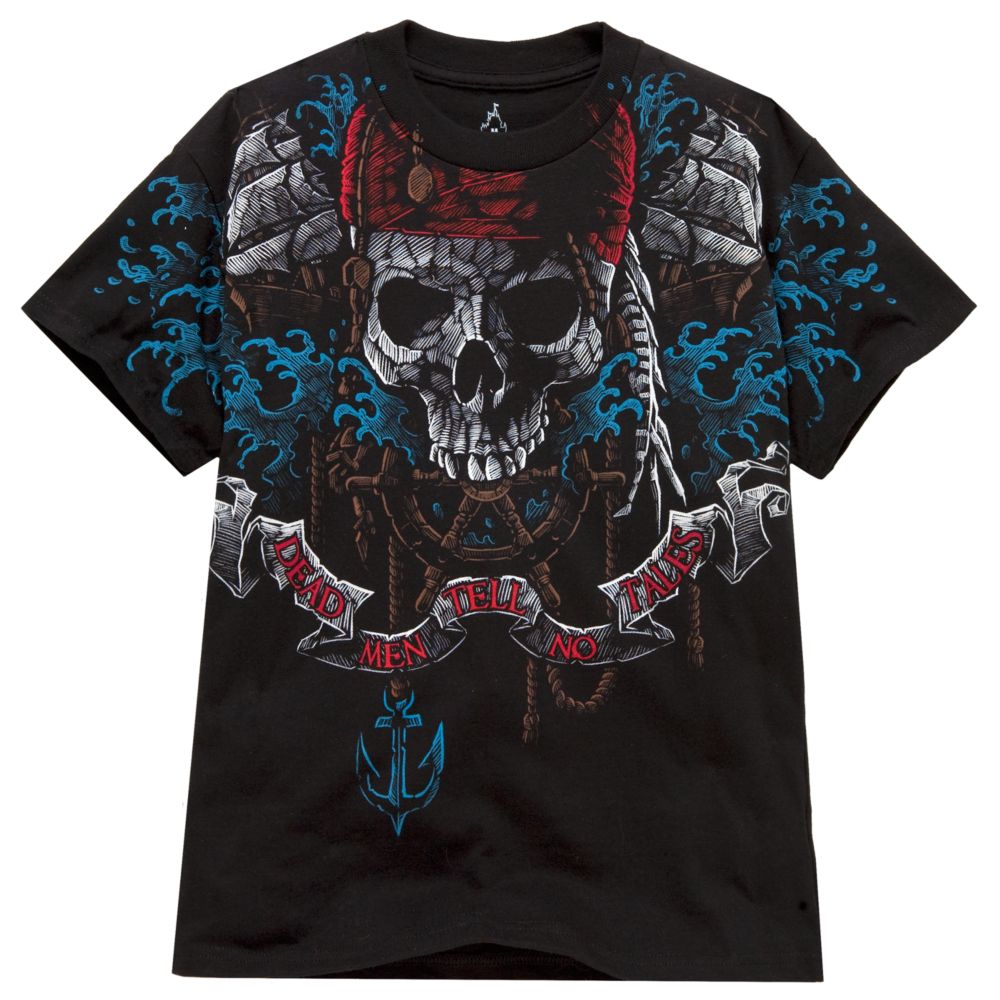 Dead Men Tell No Tales'' Pirates of the Caribbean Tee for Boys
