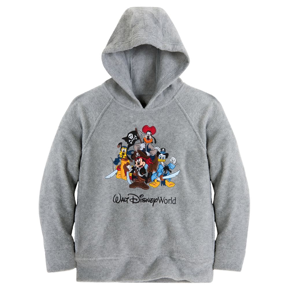 Walt Disney World Pirates of the Caribbean Mickey Mouse Fleece Hoodie for Boys