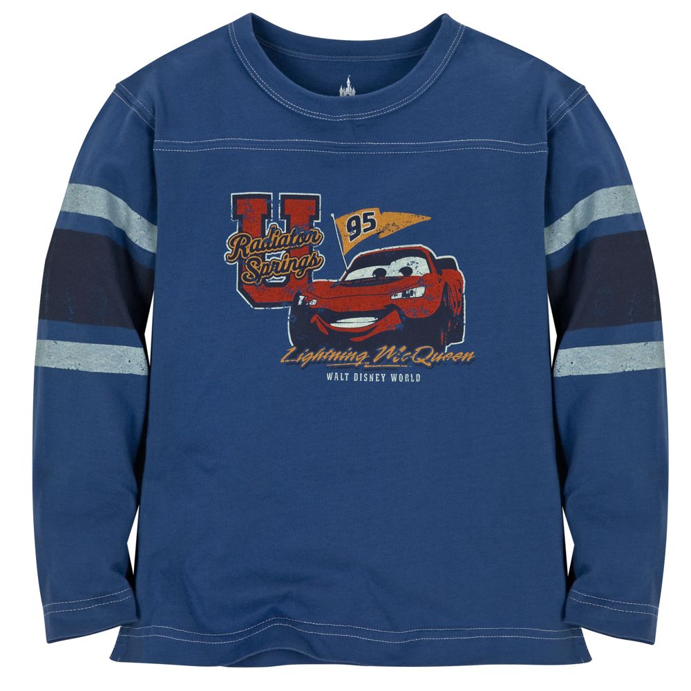 Long Sleeve ''Radiator Springs U'' Lightning McQueen Tee for Boys