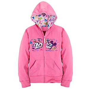 Zip Fleece 2012 Walt Disney World Hoodie for Girls