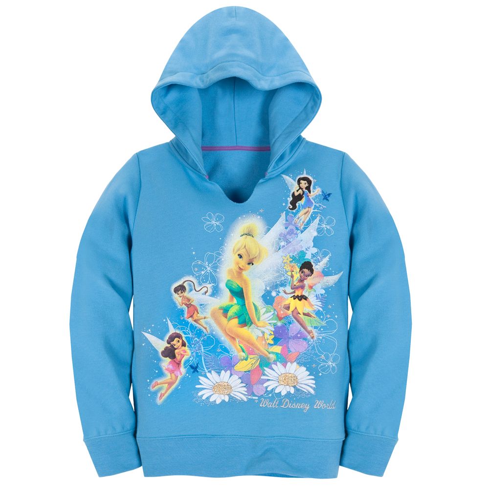 Walt Disney World Fleece Tinker Bell Hoodie for Girls