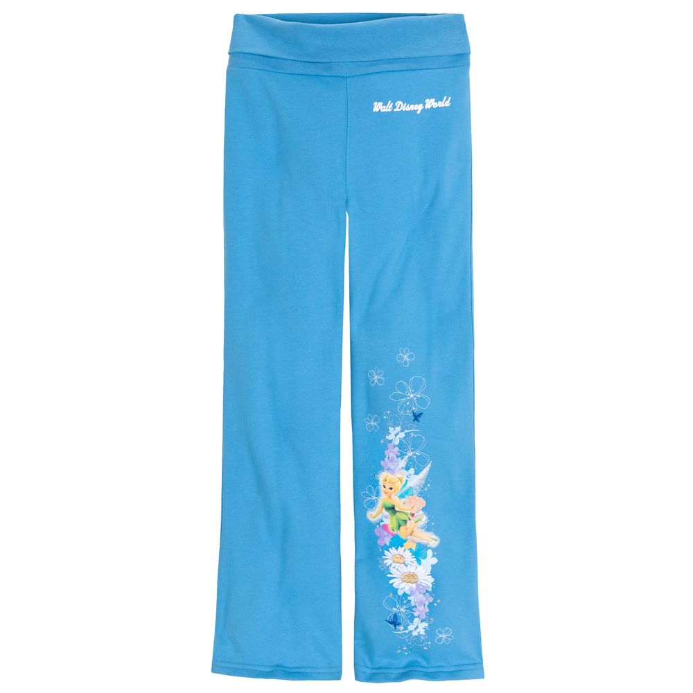 Walt Disney World Fleece Tinker Bell Yoga Pants for Girls